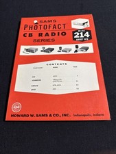 SAMS Photofact CB Radio Series Manual CB 214 August 1978