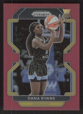 2022 Panini Prizm WNBA #149 Dana Evans Red #/199 RC