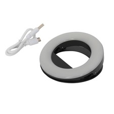 Illuminator Compact 3.5 in. Rechargeable 40-LED 3 Mode Selfie Ring Light L-05