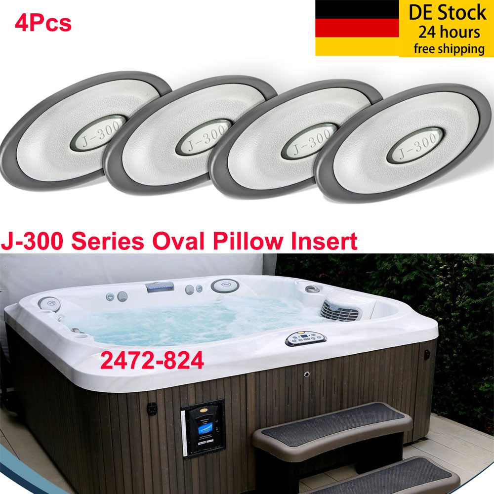For 2014+ Jacuzzi J-300 Spa Hot Tubs Pillow 2472-824 Pillow Insert + Back Mount