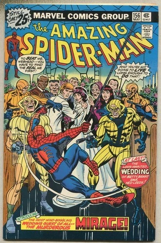 Amazing Spider-Man #156 (1976) 1st App of Mirage Romita Cover VF [Marvel] SA