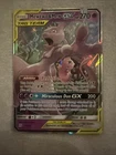 Pokémon TCG Mewtwo & Mew GX Holo Card 71/236 Unified Minds Tag Team