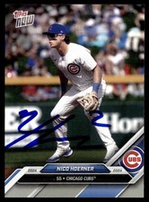 2024 Topps Now Road Opening Day Nico Hoerner Chicago Cubs #OD-210 Signed