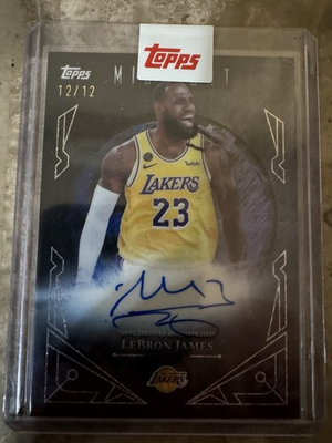 #ad 🔥2025 26 Topps Midnight LeBron James AUTO Midnight Parallel 12 12 MS LJ🔥 $12999.99
