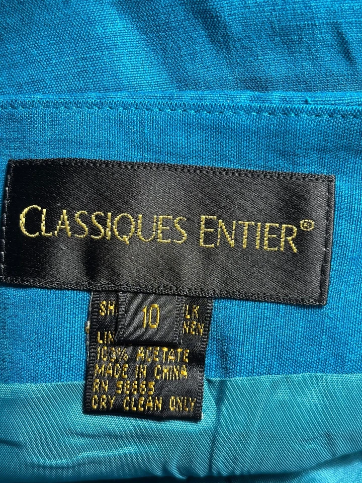 Calça Classiques Entier Feminina 10 Linho Mescla de Seda Puxar Perna Reta Casual - Imagem 3 de 4