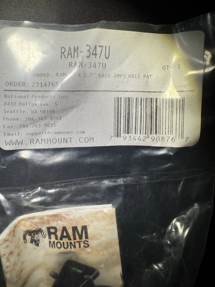 Ram Mount 2 pulgadas bola X 1.7" RAM-347U Foto 4 de 4