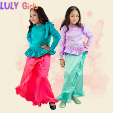 2026 Baju Kurung Raya Mermaid Style Exclusive Malaysian Modern Traditional Girls