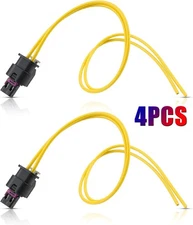 4X For Chrysler 300 15-2022 Front/Rear Side Marker Light Pigtail Connector Wires