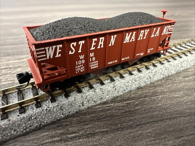 #ad Bowser N Scale #37734 GLa Hopper Western Maryland #10918 NIB $19.99
