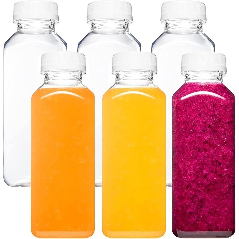 W/ Caps Leak Proof Food Grade Juice Containers New