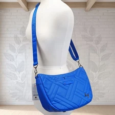 NEW ❤️ Lug Harmony Sapphire Matte Luxe Crossbody Shoulder Hobo Cobalt Blue