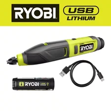 USB Lithium Power Carver Kit with 2.0 Ah USB Lithium Battery and Charging Cable