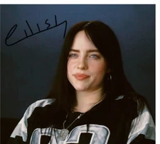 Billie Eilish Replica Autograph Reprinted Photo
