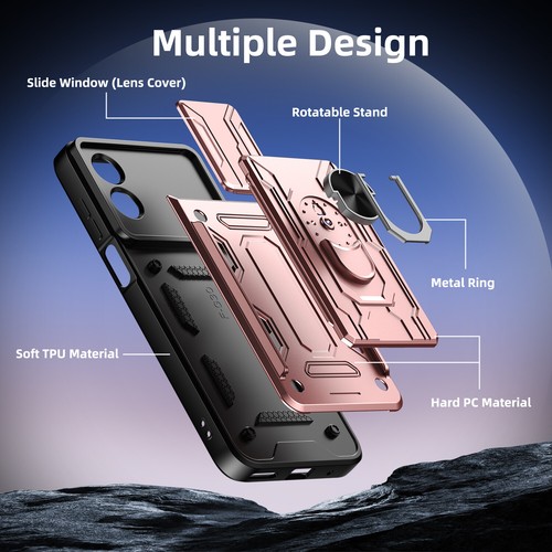 Funda tipo billetera a prueba de golpes con soporte + vidrio templado para Motorola Moto G Play 2024 - Imagen 63 de 83