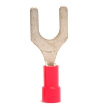 300 Pieces 22-18 Spade Connectors 1/4" Stud Vinyl Terminals Red USA Made
