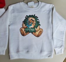  Winter Christmas Holiday Bear Youth crewneck sweatshirt