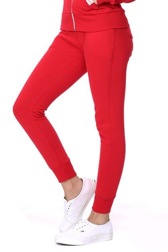 Reflex Women's French Terry Jogger Sweatpants Workout Gym Lounge Cotton Knit - Picture 20 of 31