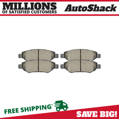 Rear Brake Rotors & Ceramic Pads Kit For 2010-2016 Cadillac SRX & 2011 Saab 9-4X – Detroit Axle, 10 Yr Warranty