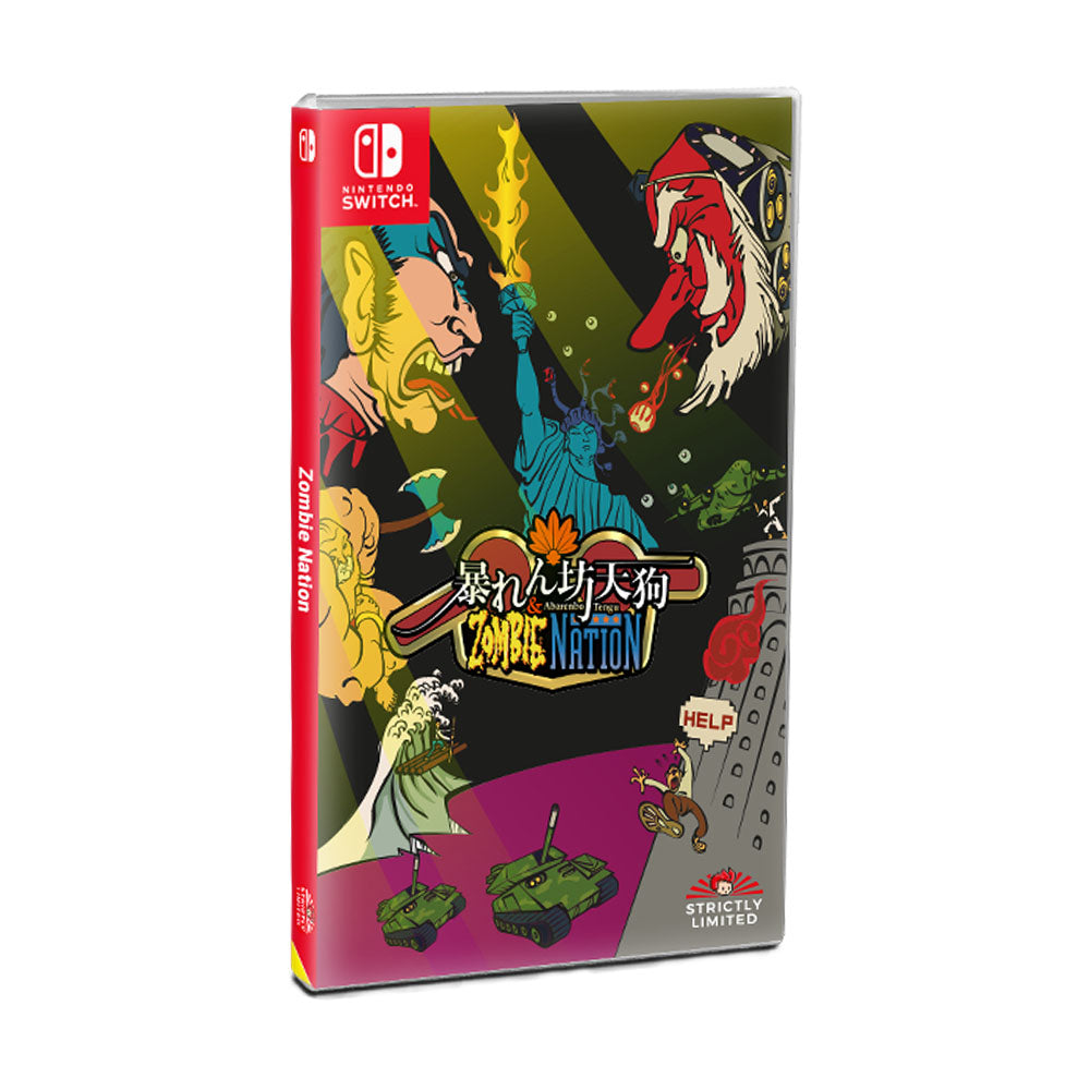 任天堂Switch Zombie Nation 暴れん坊天狗　限定版 Abarenbo Tengu and Zombie Nation Strictly Limited Edition Nintendo