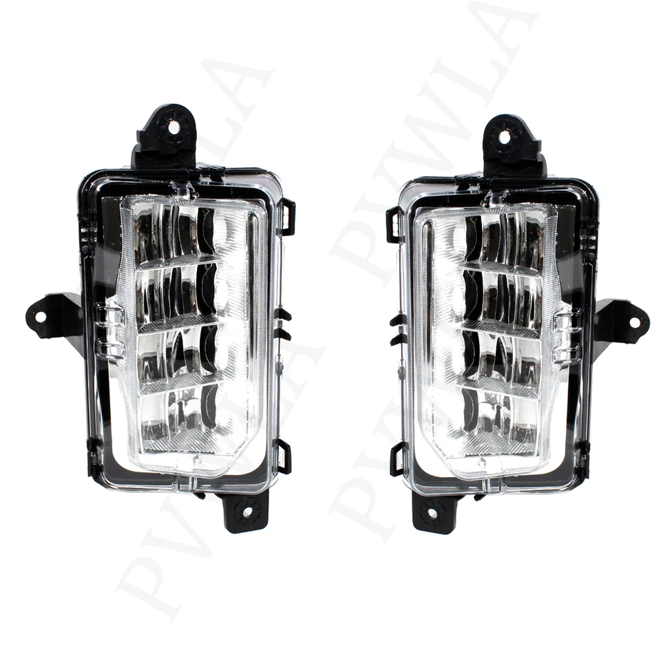 Pair Left&Right LED Fog Light Lamp For GMC Yukon/Yukon XL 2021-23 Cold White - Image 4 of 4