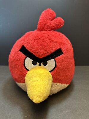 Angry Birds Red Terence Plush Bird 9in 2010 Commonwealth excellent cond