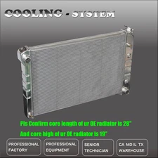 KKS 3 Row Aluminum Radiator For 73-86 Chevy C/K/V C10 C20 GMC Jimmy 73-91 Blazer