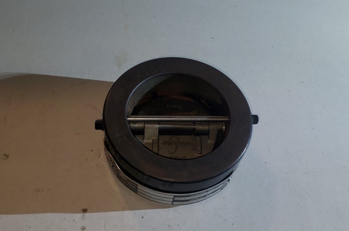 Gulf Valve 3" Wafer Style Check Valve Fig. MB125044SF265 eBay