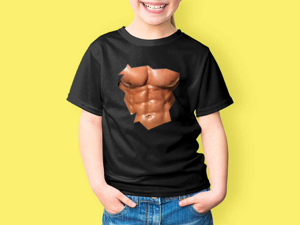 Ripped Muscles, six pack, chest T-shirt' Men's Hoodie