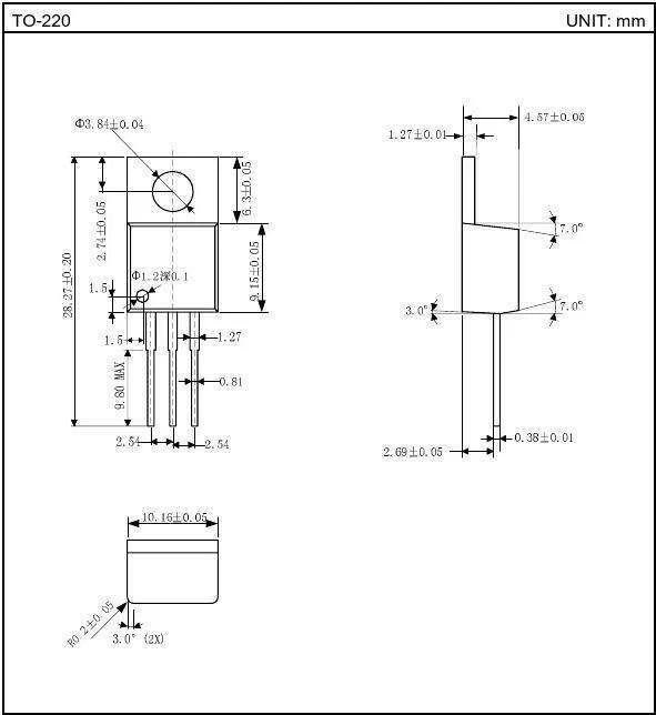 10pcs L7905CV MC7905 LM7905 5V TO-220 Voltage Regulator IC NEW - Image 4 of 4