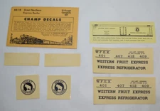 O Scale Champ Decals XR-18 Great Northern Express Reefer