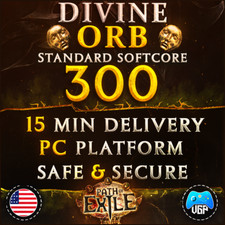 Divine Orbs Path of Exile 1 STANDARD SC   300   PoE Standard Softcore Divine Orb