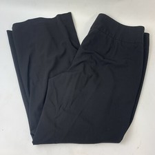 Evan Picone Essentials Womens 14 Dress Pants Black Slacks 34x29.5 11 1/2  Rise