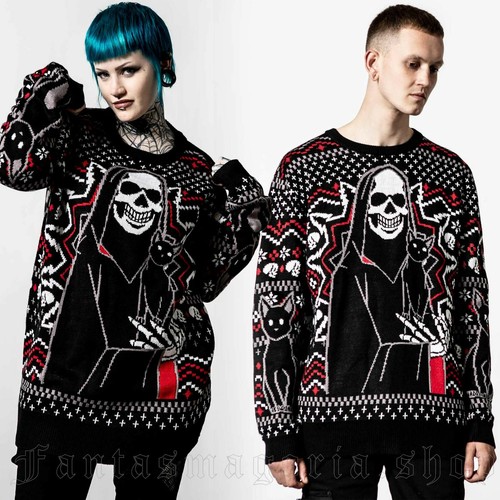 goth holiday sweater