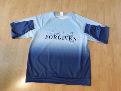 SweatShirt - XXL - Blue - Polyester - Forgiven - under arm to under arm 23''
