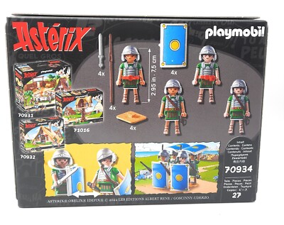 5 Légionnaires Romains Playmobil 70934 - Astérix, Avec Lances Casques Boucliers (occasion)