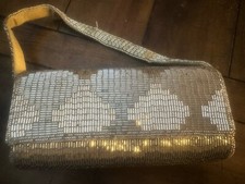 Cache Small Beaded Evening Purse Handbag Rhinestone