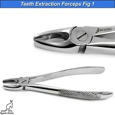 Tooth Upper Incisors Extracting Forceps Fig 1 Dental Extraction Instrument CE