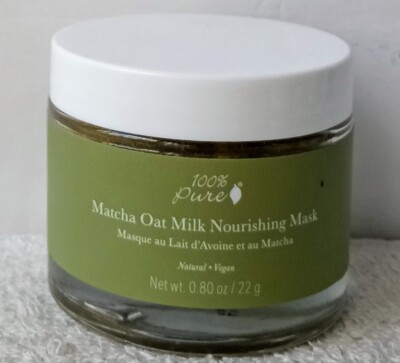 100% Pure Matcha Oat Milk Nourishing Mask Powder 0.80 oz 22g