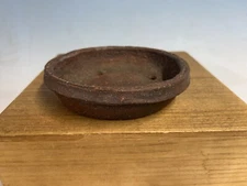 Unglazed Handmade Shohin Size Tokoname Bonsai Tree Pot Made By Fushu 6 1/2”