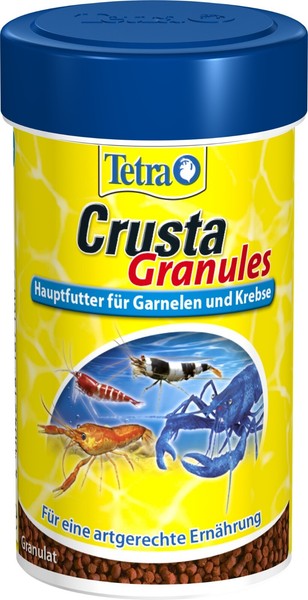 Tetra Crusta Granules 100Ml - Hauptfutter FüR Garnelen + Krebse Aquarium Futter-image