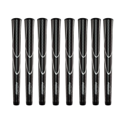 Jumbomax Tour Series Golf Grips Black Silver Choose Size Quantity Brand New