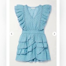 LoveShackFancy Corelli Ruffle Mini Dress Size 26141