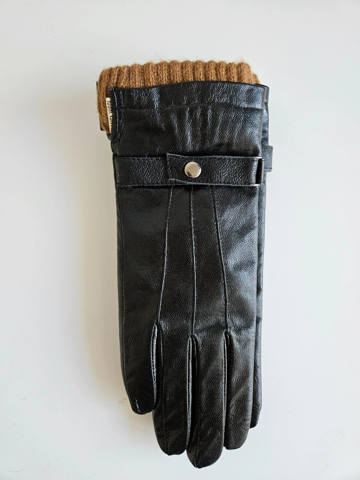 100% Luxurious Goat Leather Gloves with Camel Wool Lining. Ultra Warm - 30C !