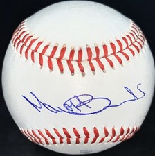 Manny Banuelos Autographed Signed Minor League Baseball OMLB White Sox Braves