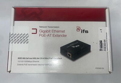 International Fiber Systems IFS POE302-EX Power Over Ethernet Extender	 Mid-Span