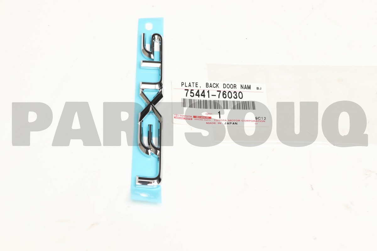 7544176030 Genuine Toyota PLATE BACK DOOR 75441-76030 | eBay 