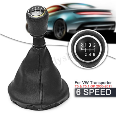 6 Speed Gear Shift Knob Gearstick Gaiter Boot Kit For Vw Transporter T5 T5 1 Gp Ebay