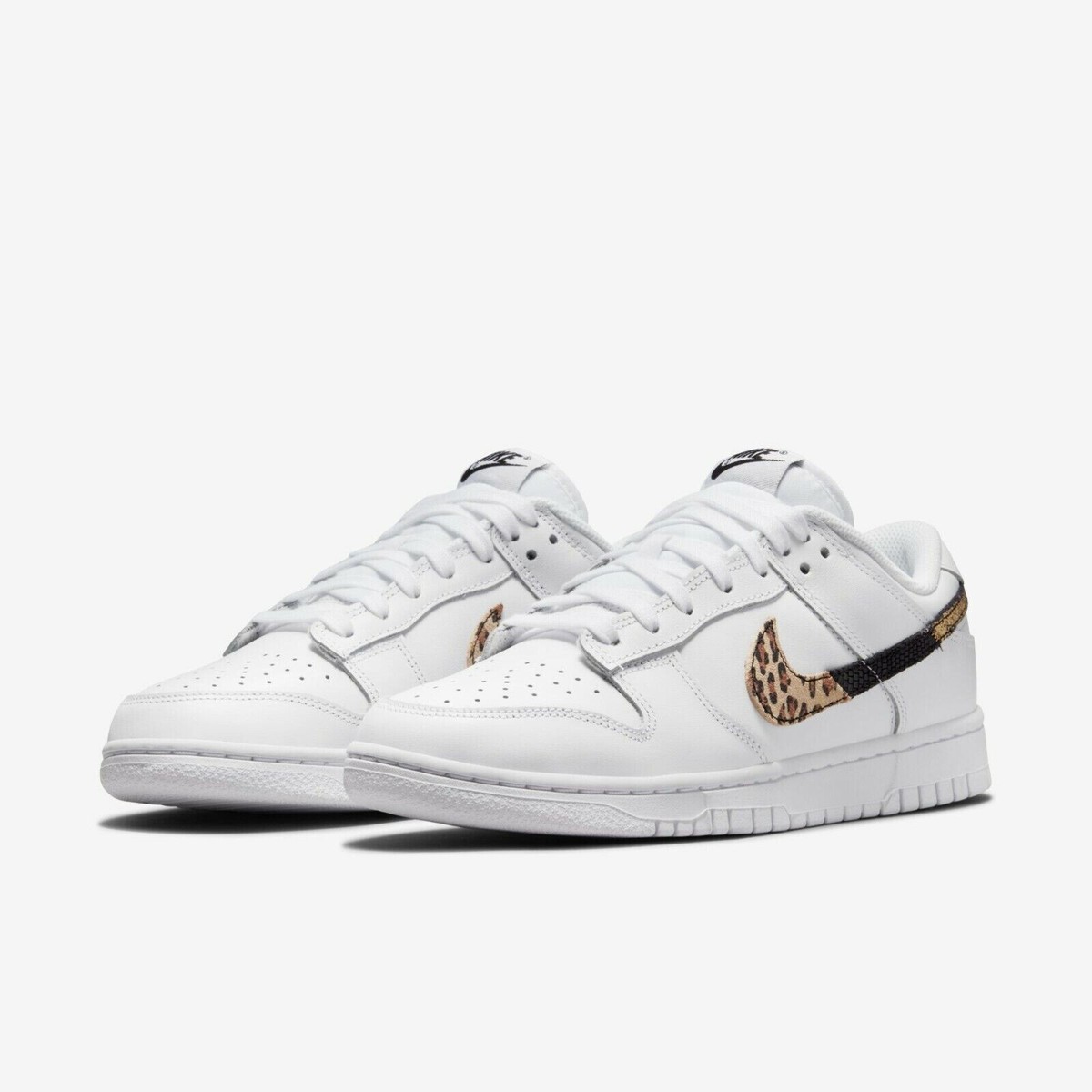 Nike Women's Dunk Low SE Shoes Sneakers White/Multi Color