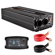 Inverter 1500/3000W 12V 220V onda pura fotovoltaico batterie off grid display