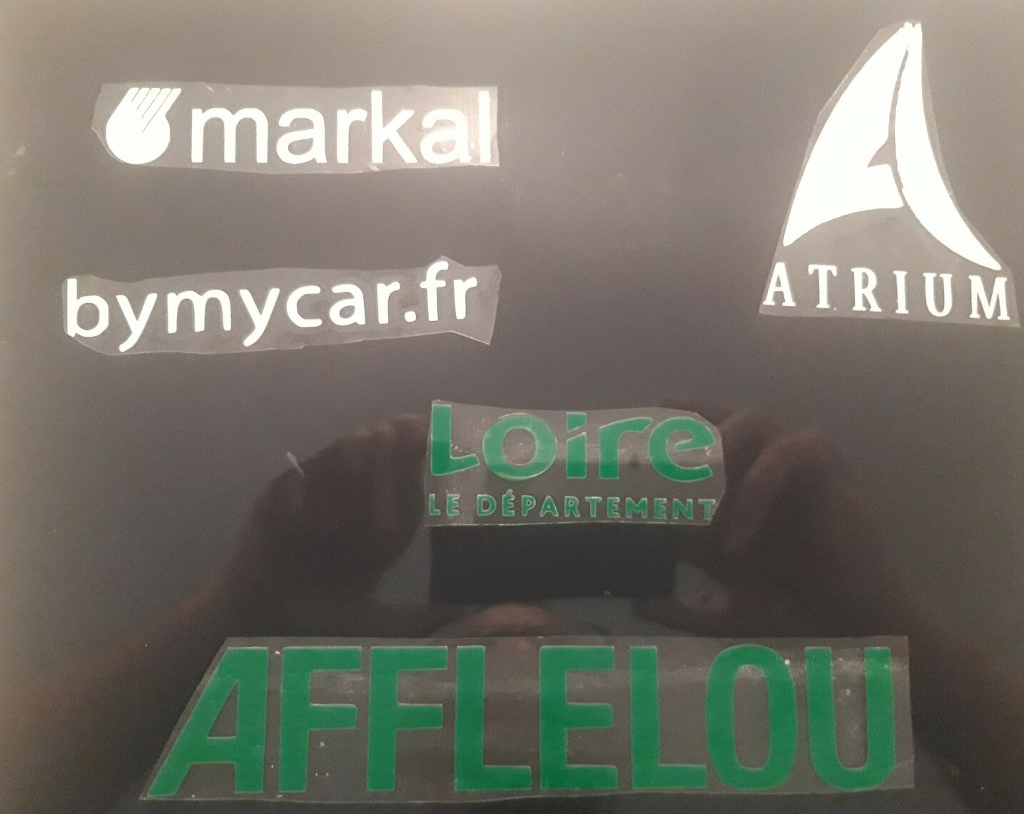Pack 5 patchs thermocollants ASSE maillot Ruffier pour customiser vos vêtements de supporter